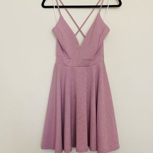 Strap detail baby doll dress